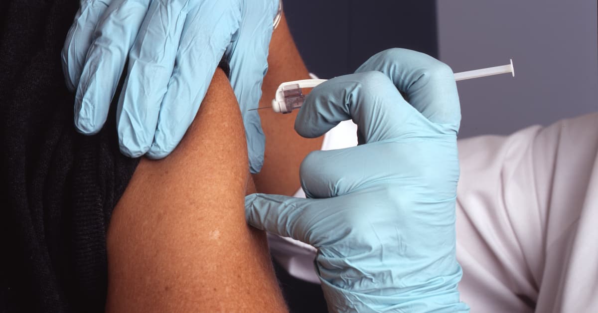 Typhoid vaccine Leicester